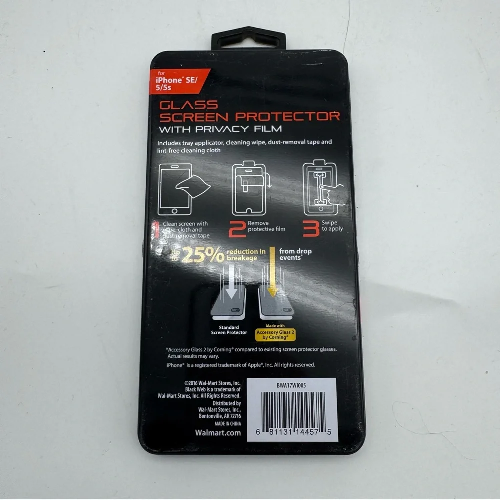 Blackweb iPhone SE/5/5S 180 Privacy Protection